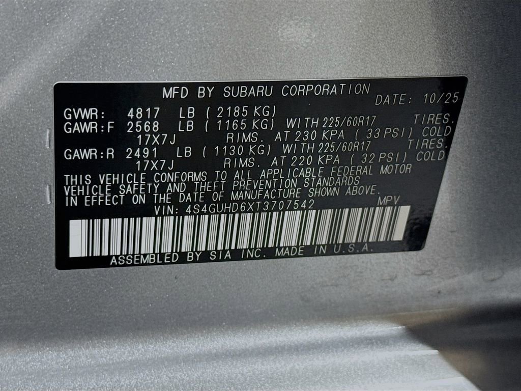 Certified 2026 Subaru Crosstrek 2.0i Premium AWD/4WD image 41