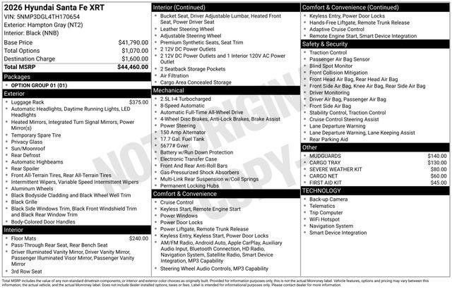 New 2026 Hyundai Santa Fe XRT AWD/4WD image 34