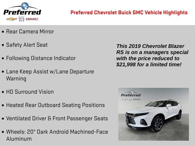 Certified 2019 Chevrolet Blazer RS image 9