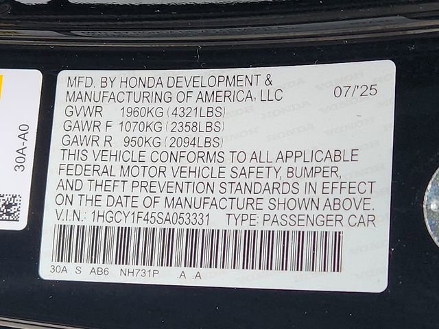 Used 2025 Honda Accord SE image 28