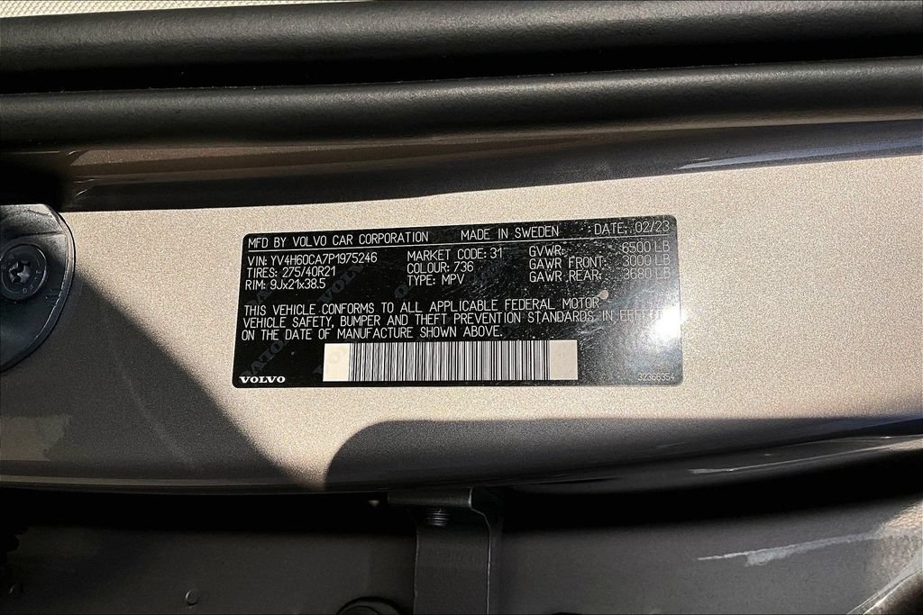 Certified 2023 Volvo XC90 T8 Ultimate AWD/4WD image 47