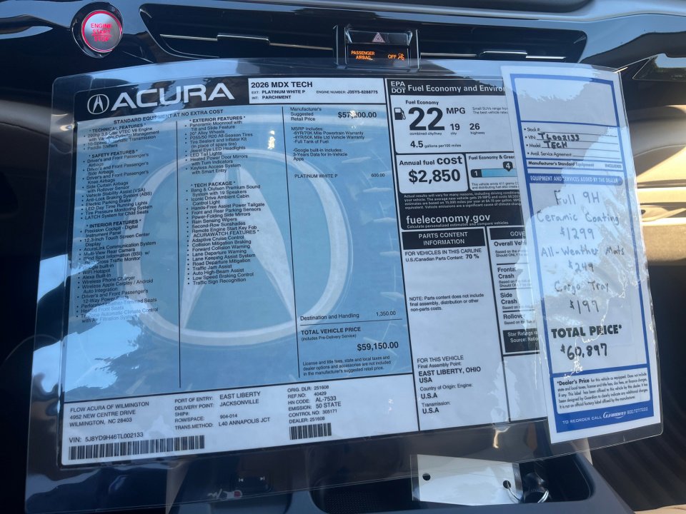 New 2026 Acura MDX w/ Technology Package image 33