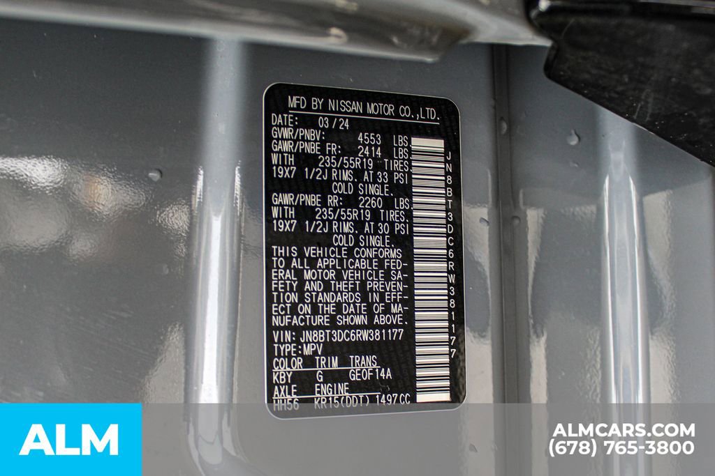 Used 2024 Nissan Rogue Platinum w/ Platinum Premium Package image 40