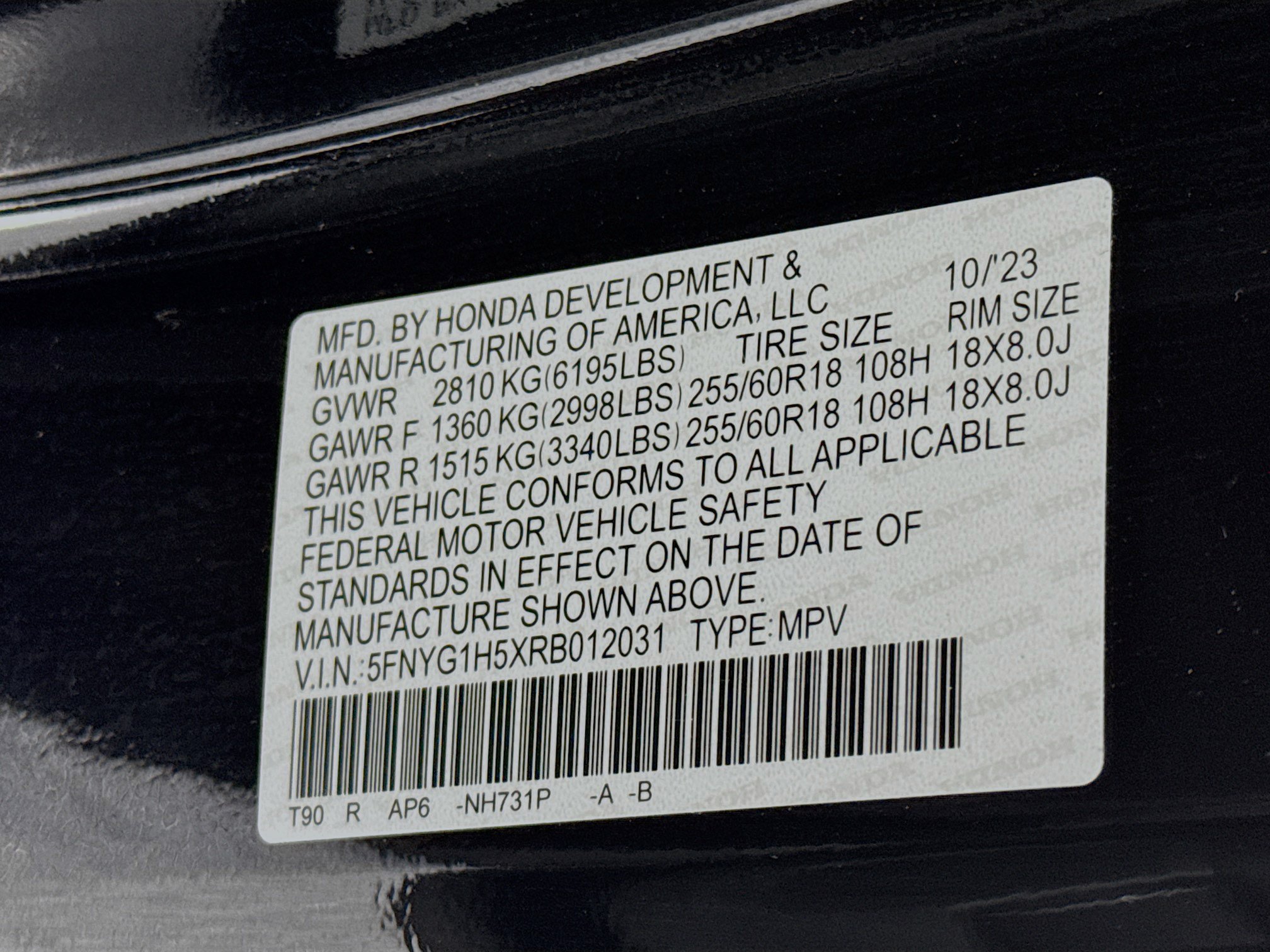 Certified 2024 Honda Pilot EX-L image 32
