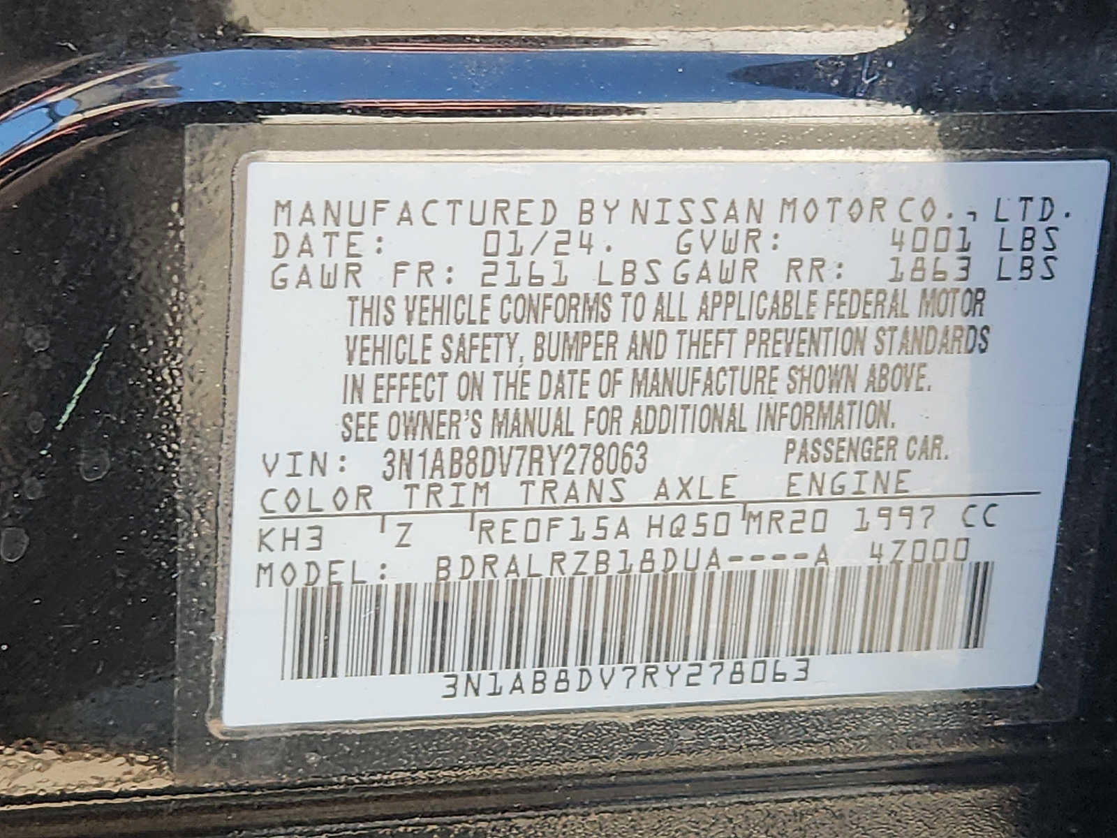 Used 2024 Nissan Sentra SR FWD image 26