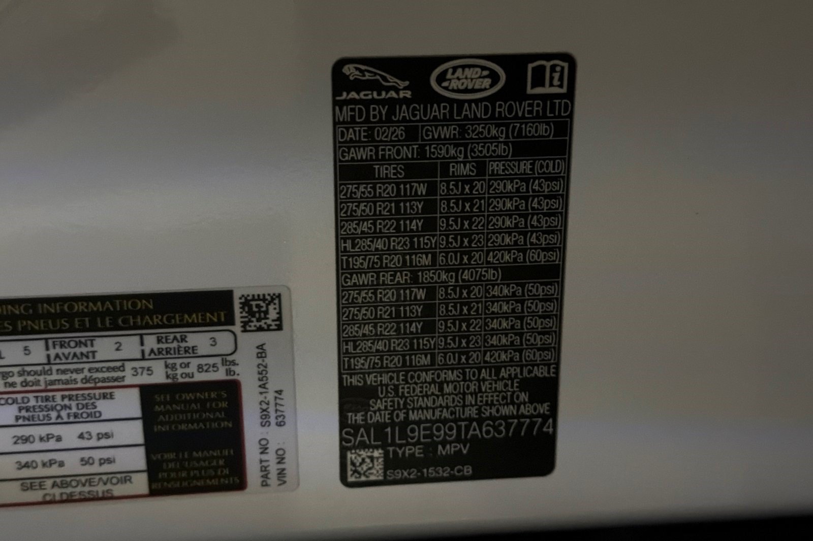 New 2026 Land Rover Range Rover Sport Dynamic SE AWD/4WD image 22