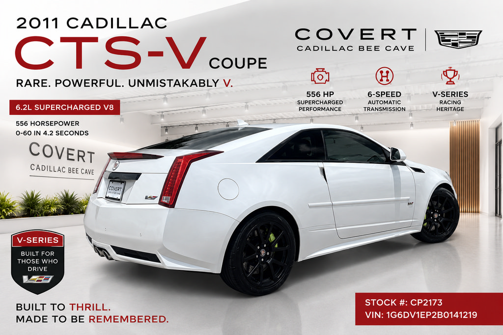 Used 2011 Cadillac CTS V w/ Wood Trim Package RWD image 17