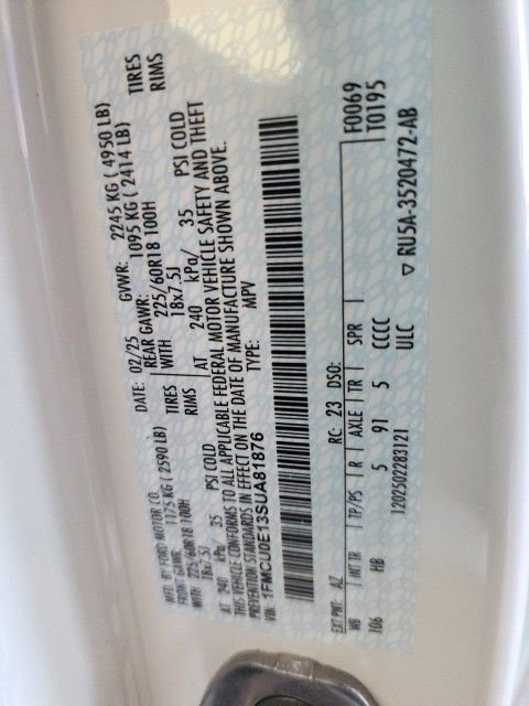 New 2025 Ford Escape SE image 55