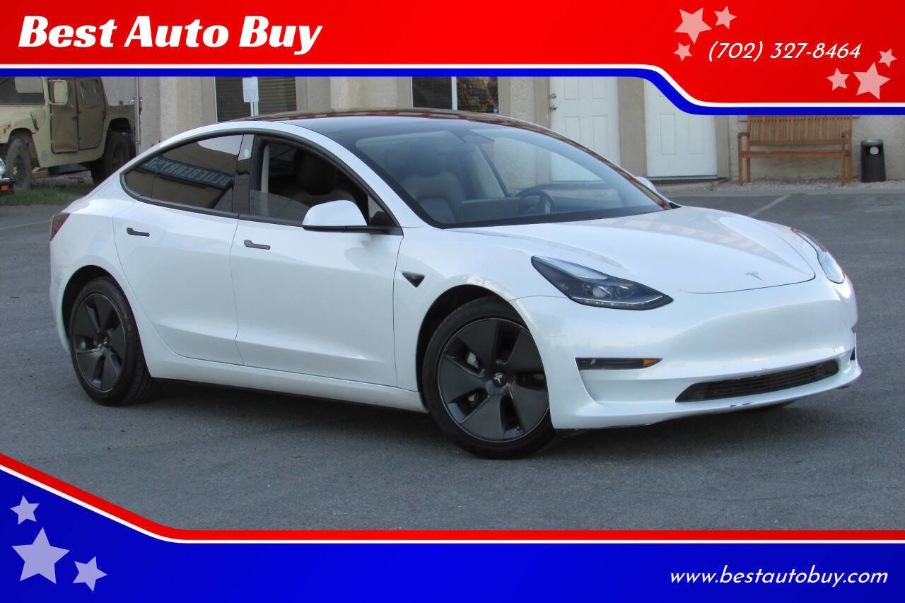 Used 2021 Tesla Model 3 Standard Range Plus image 1