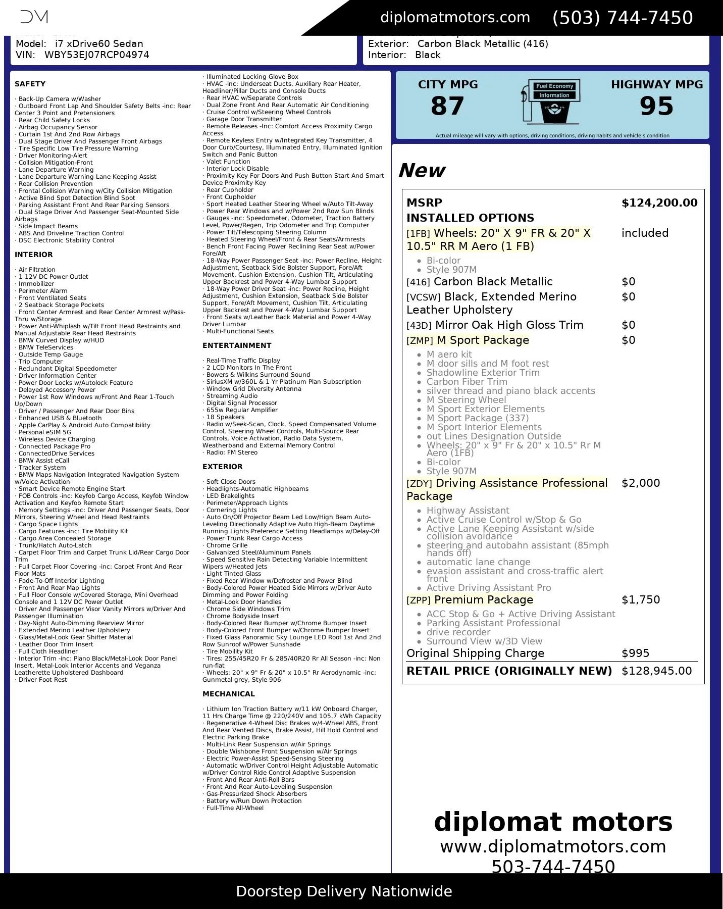 Used 2024 BMW i7 xDrive60 image 2