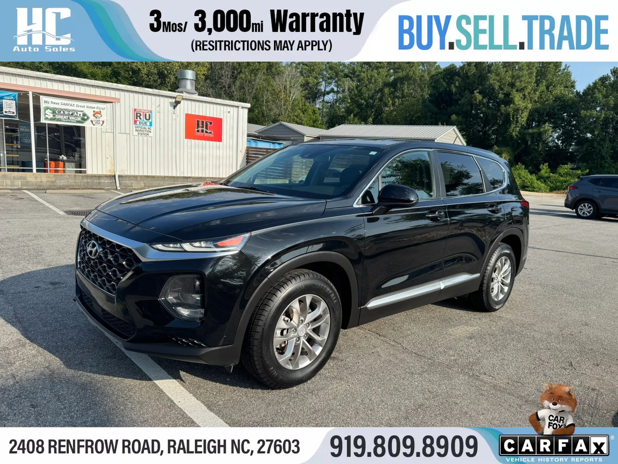 Used 2020 Hyundai Santa Fe SE