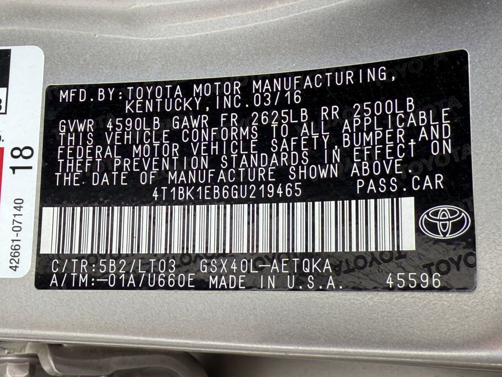 Used 2016 Toyota Avalon Touring FWD image 25