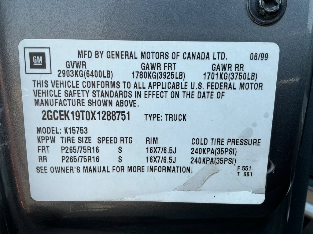 Used 1999 Chevrolet Silverado 1500 LS w/ Off-Road Chassis Pkg AWD/4WD image 23