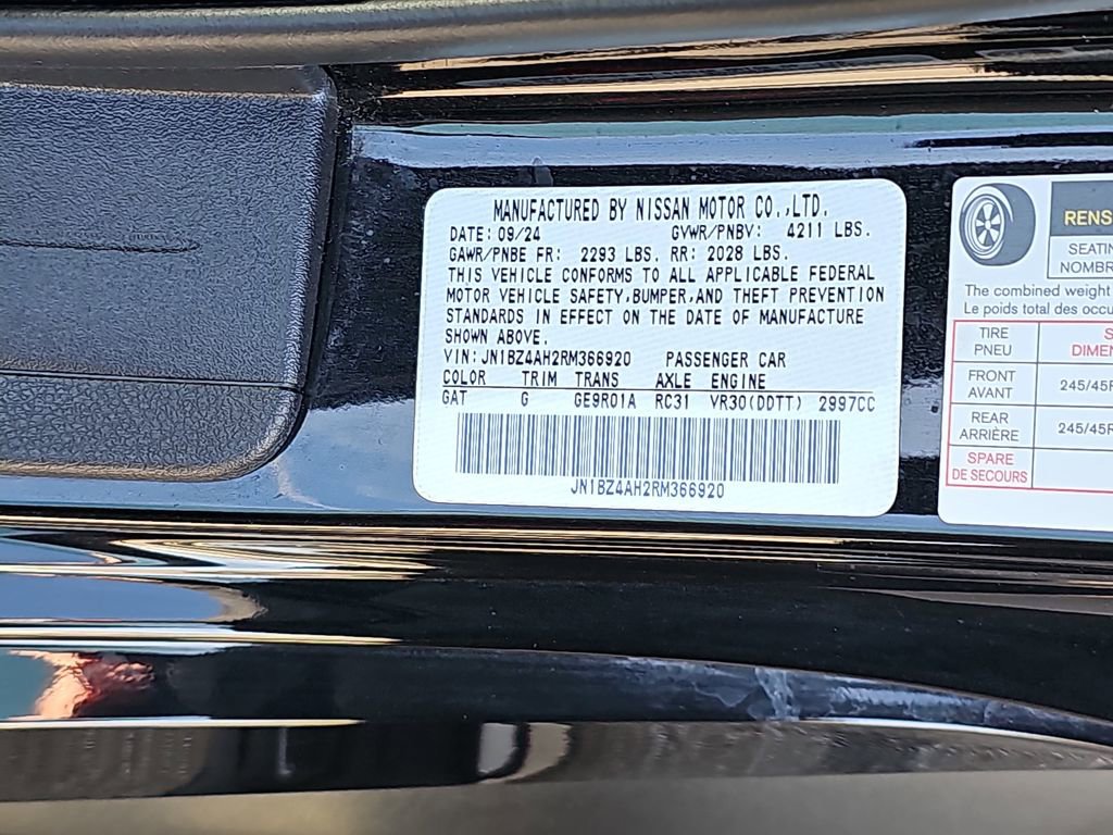 Used 2024 Nissan Z Sport w/ Floor Mat Package image 35