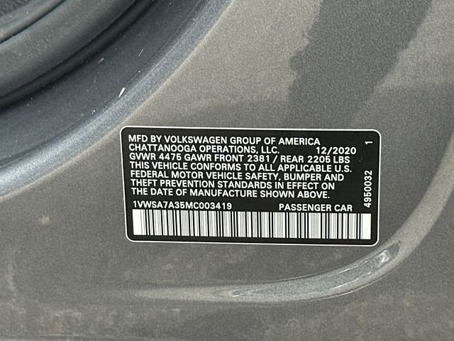 Used 2021 Volkswagen Passat 2.0T SE image 36