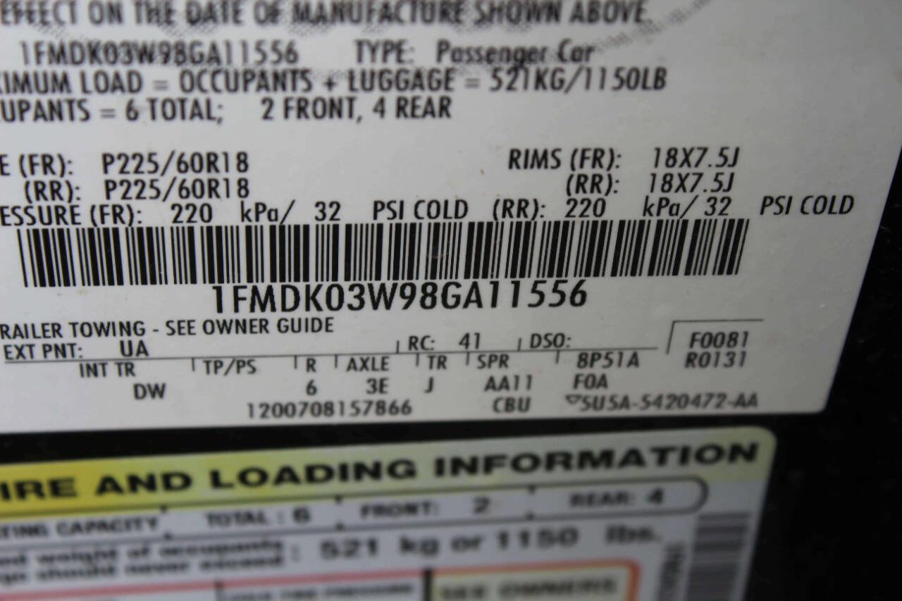 Used 2008 Ford Taurus X Limited FWD image 12