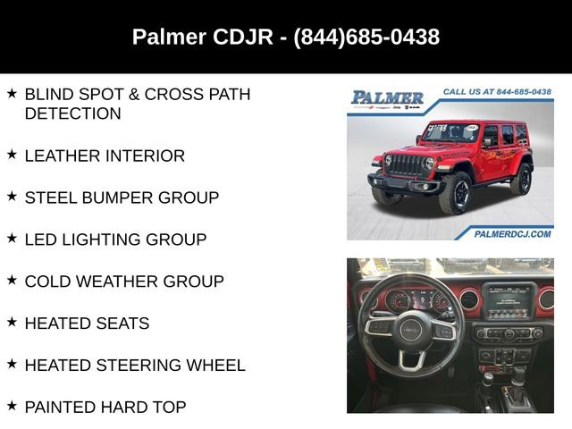 Certified 2022 Jeep Wrangler Unlimited Rubicon w/ Steel Bumper Group AWD/4WD image 12