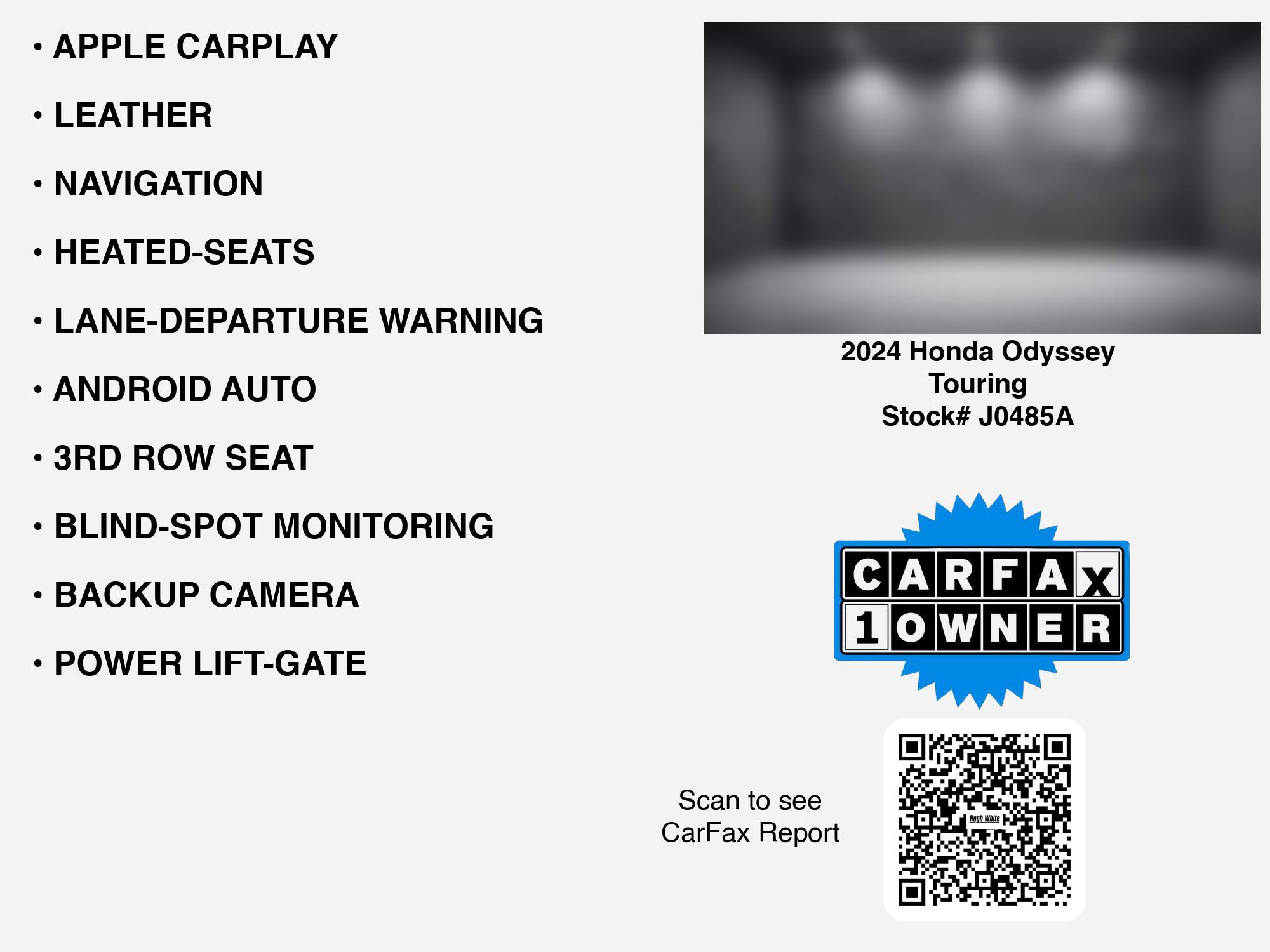 Used 2024 Honda Odyssey Touring image 7