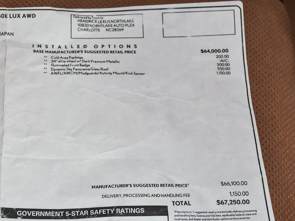 Used 2023 Lexus RZ 450e Premium image 68