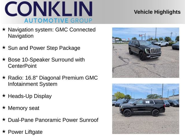 Used 2026 GMC Yukon Denali w/ Sun & Power Step Package AWD/4WD image 2
