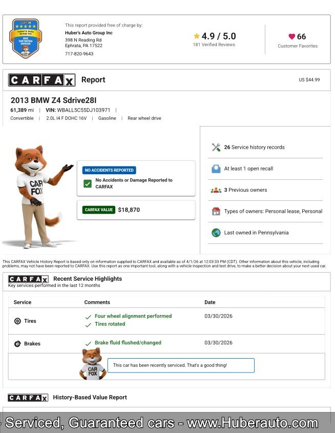 Used 2013 BMW Z4 sDrive28i w/ M Sport Pkg image 5