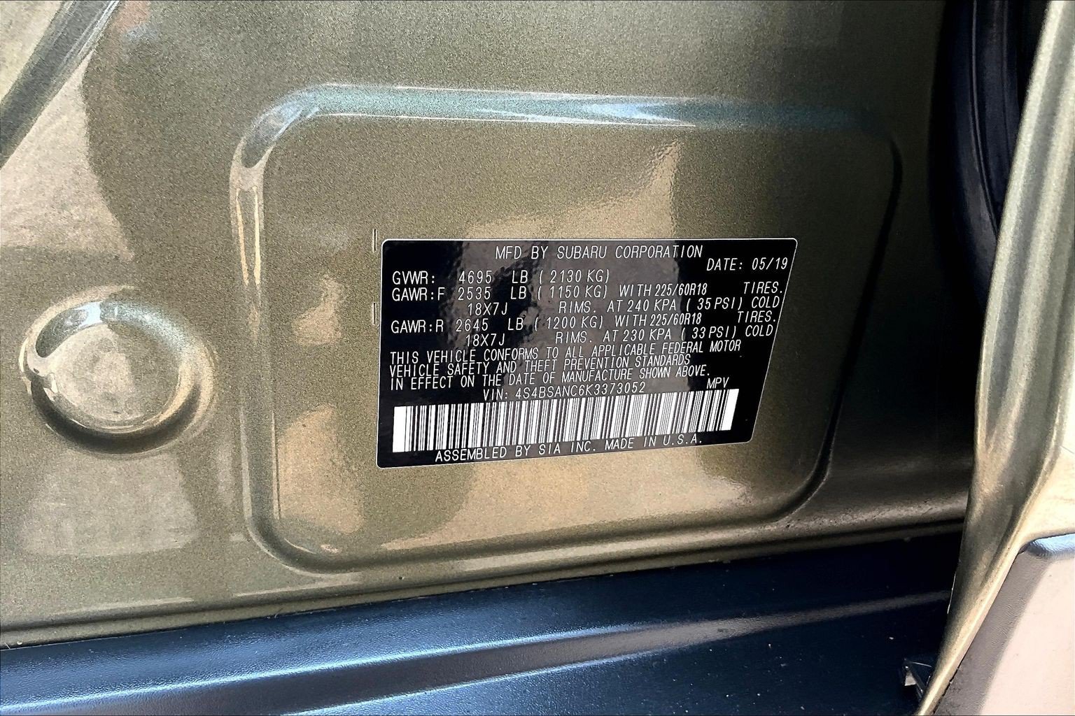 Used 2019 Subaru Outback 2.5i Limited w/ Popular Package #2 AWD/4WD image 35