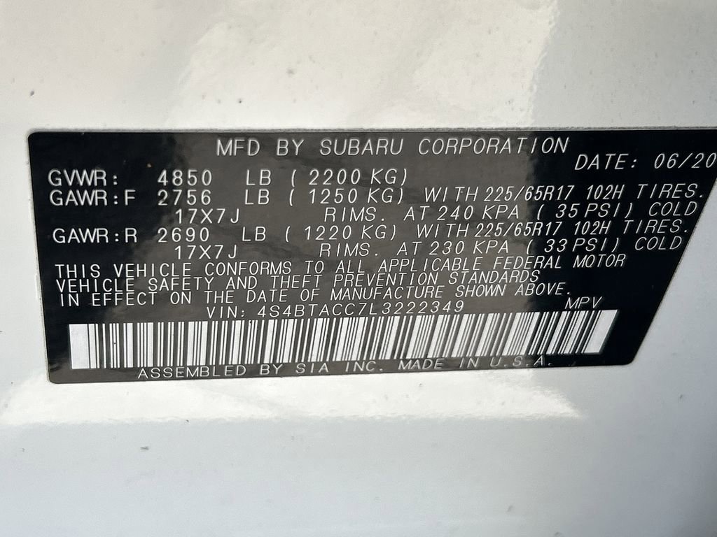 Used 2020 Subaru Outback Premium w/ Popular Package #1 image 29