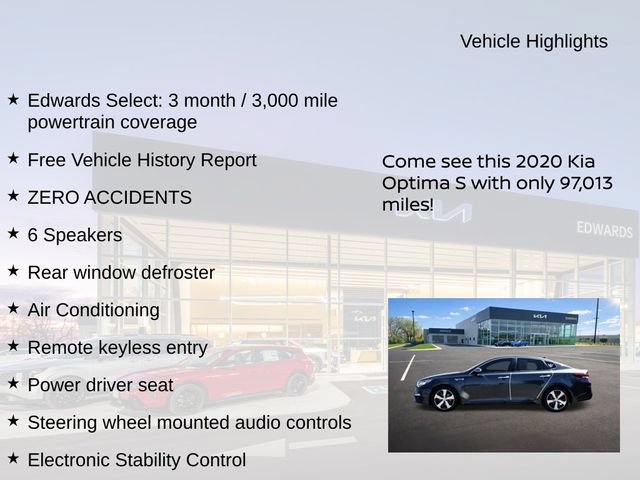 Used 2020 Kia Optima S FWD image 8