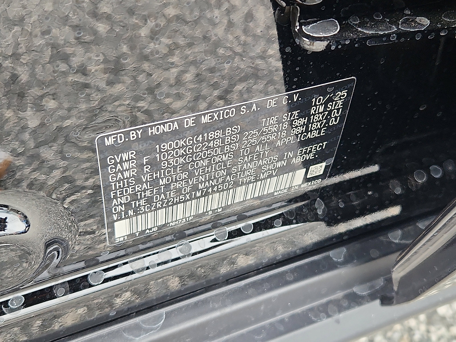 New 2026 Honda HR-V Sport image 16