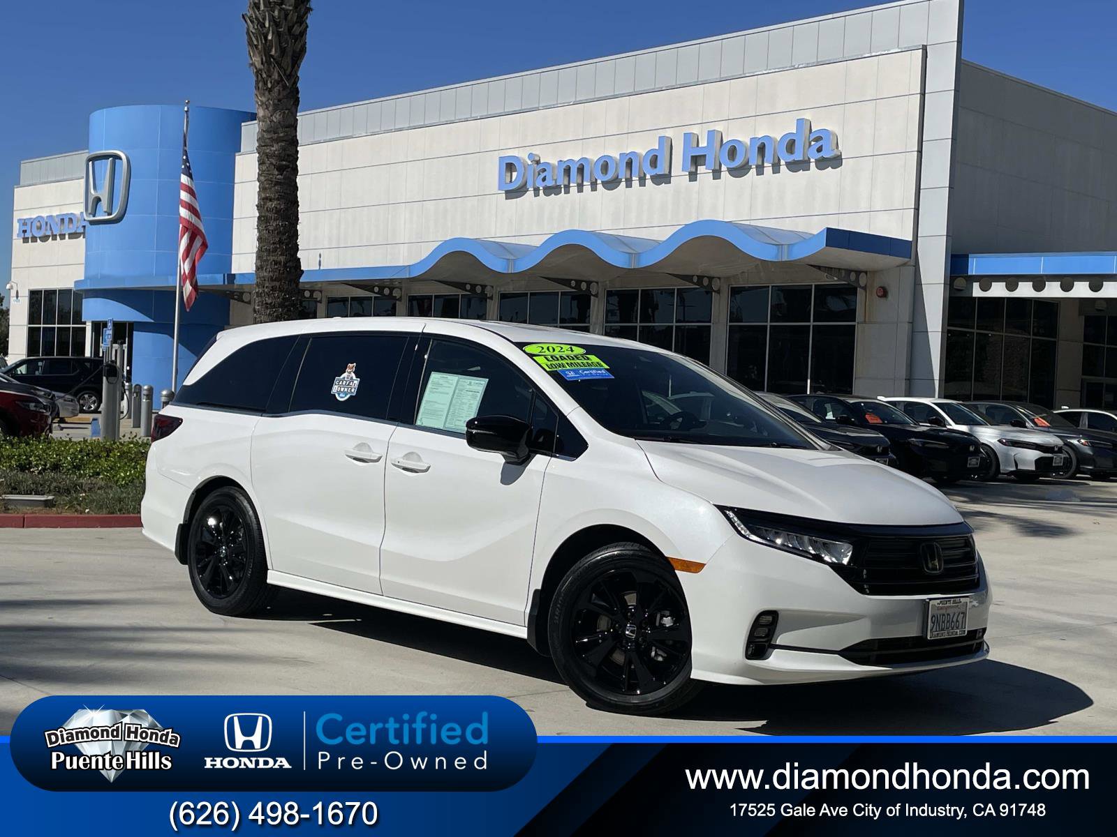Certified 2024 Honda Odyssey Sport