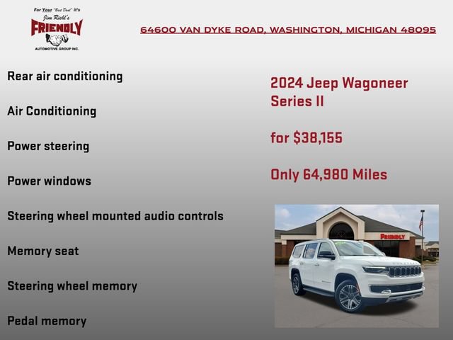 Used 2024 Jeep Wagoneer Series II w/ Flexible Seating Group AWD/4WD image 15