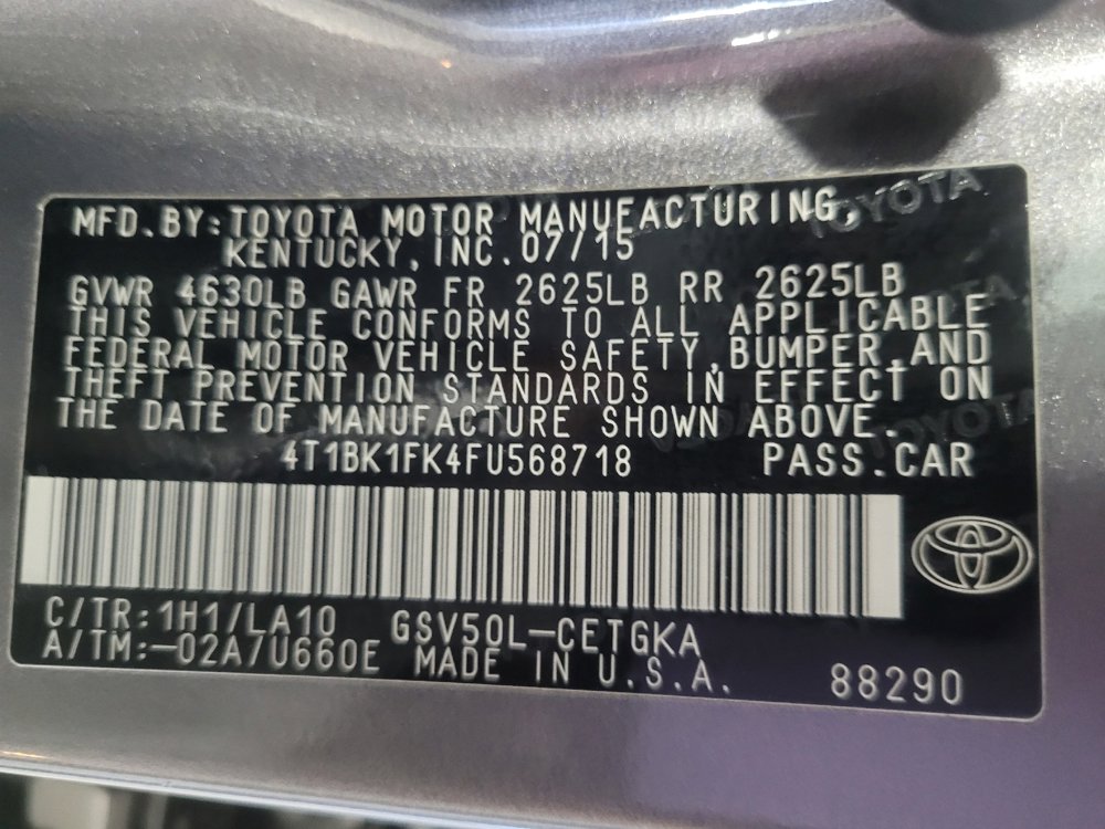 Used 2015 Toyota Camry XLE FWD image 33