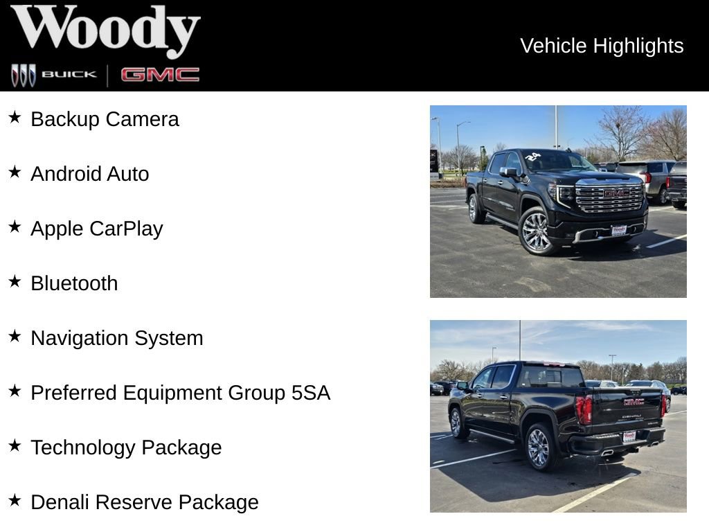 Certified 2024 GMC Sierra 1500 Denali w/ Denali Reserve Package AWD/4WD image 3