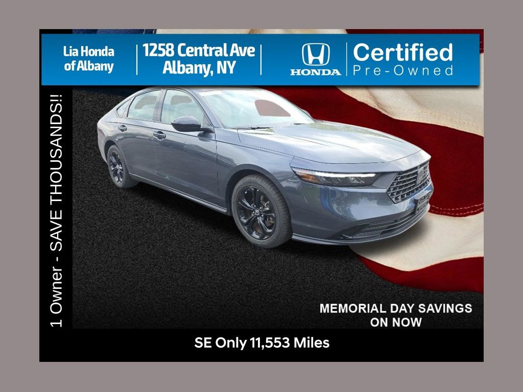 Certified 2025 Honda Accord SE image 1
