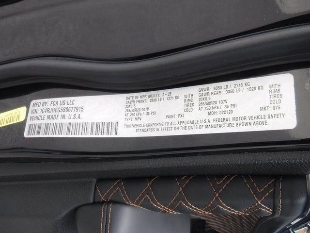 Certified 2025 Jeep Grand Cherokee Summit AWD/4WD image 60