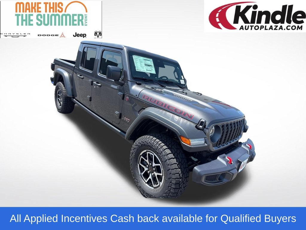 New 2026 Jeep Gladiator Rubicon w/ Steel Power Dome Hood Package