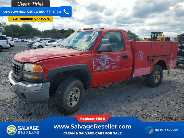 Used 2005 GMC Sierra 2500 W/T w/ Snow Plow Prep Package
