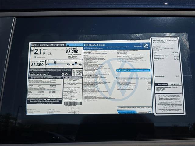 New 2026 Volkswagen Atlas Peak Edition image 19
