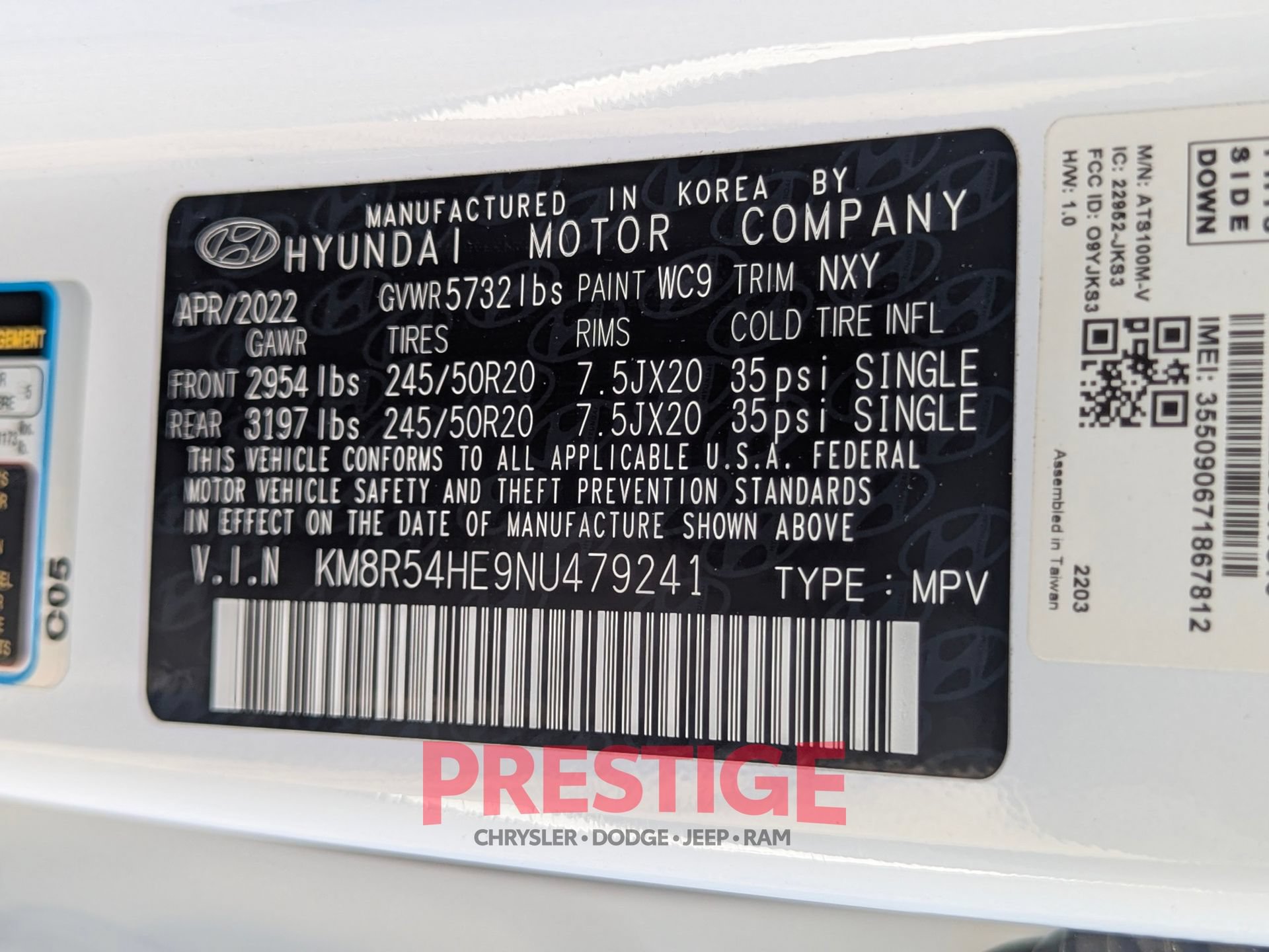 Used 2022 Hyundai Palisade Limited w/ Cargo Package FWD image 37