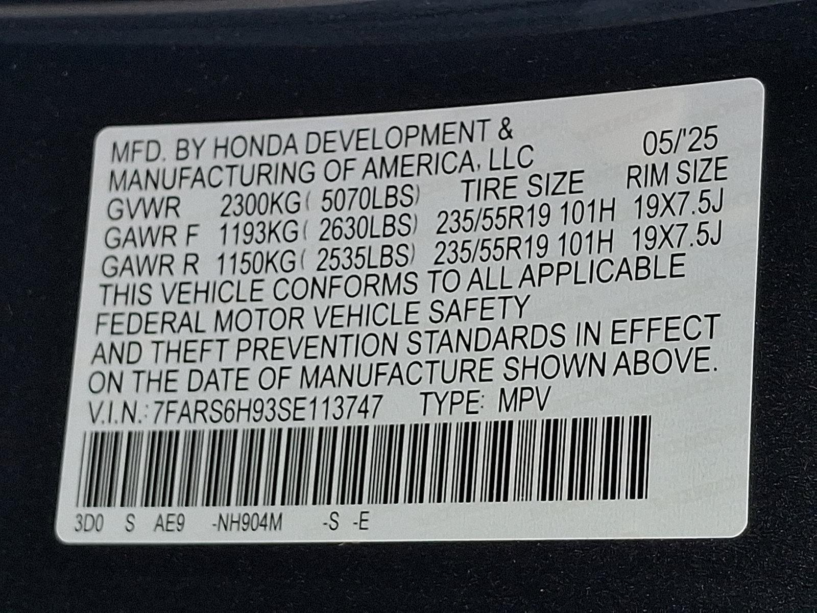Certified 2025 Honda CR-V Sport Touring image 27