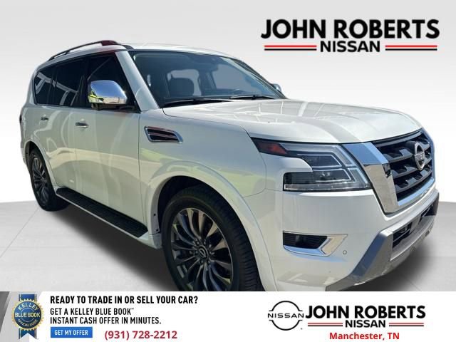 Used 2023 Nissan Armada Platinum w/ Captain's Chairs Package