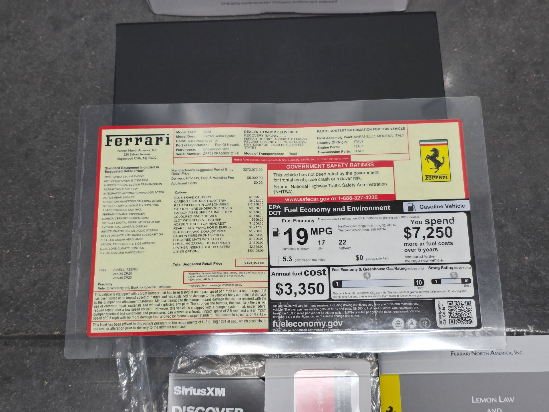 Used 2025 Ferrari Roma Spider RWD image 52