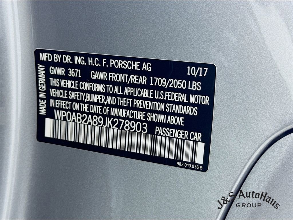 Used 2018 Porsche 718 Cayman S image 38