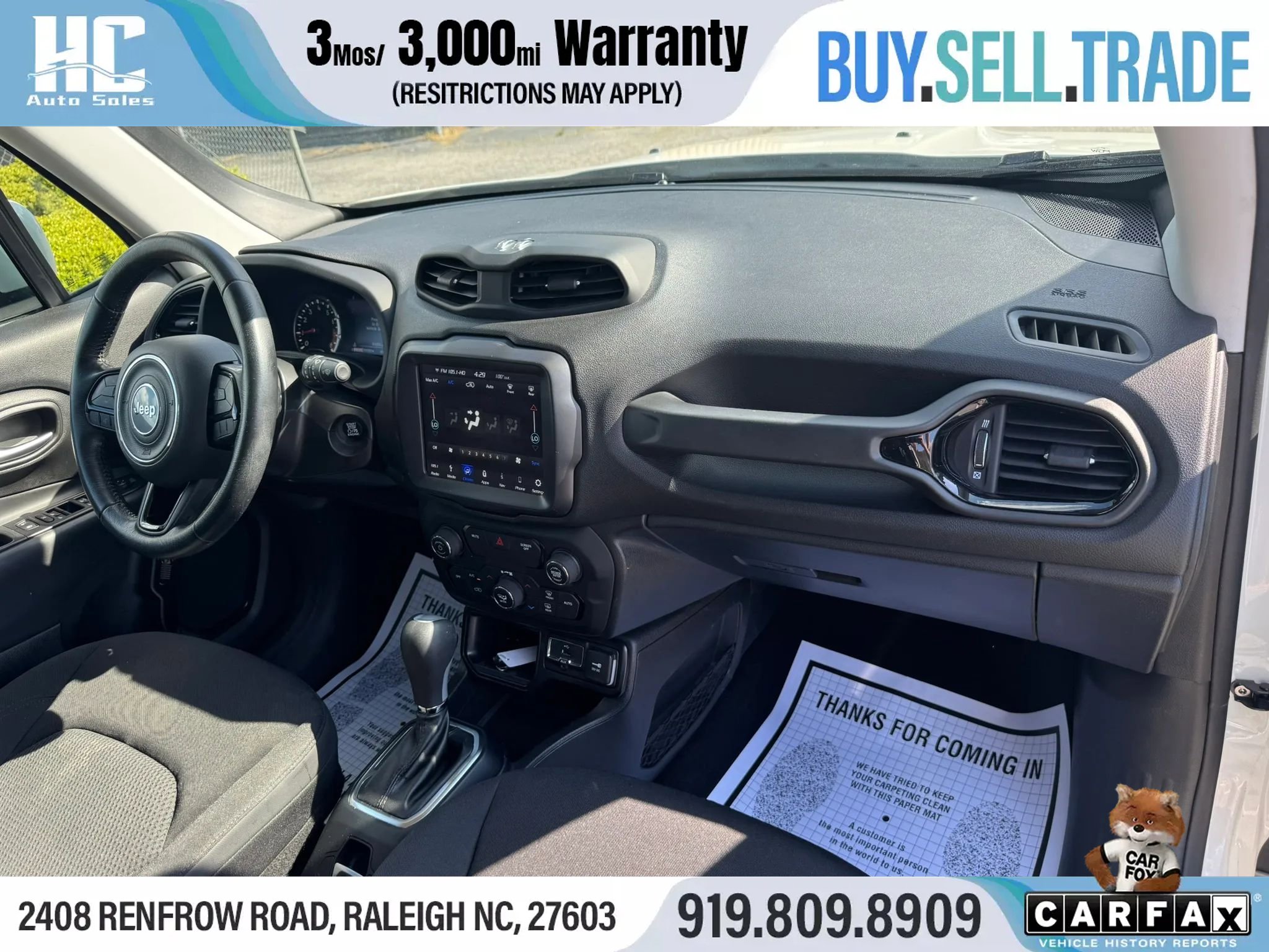 Used 2018 Jeep Renegade Altitude w/ UConnect 8.4 Nav Group FWD image 21
