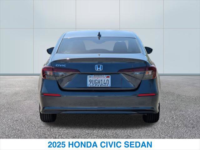 Certified 2025 Honda Civic LX image 8