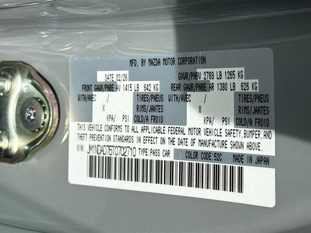 New 2026 MAZDA MX-5 Miata Grand Touring w/ Weather Package RWD image 31