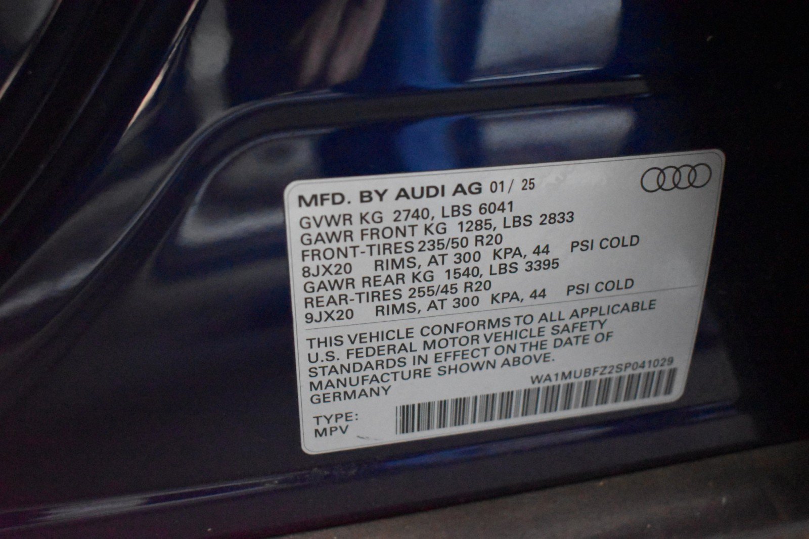Used 2025 Audi Q4 e-tron Prestige w/ Black Optic Package AWD/4WD image 49