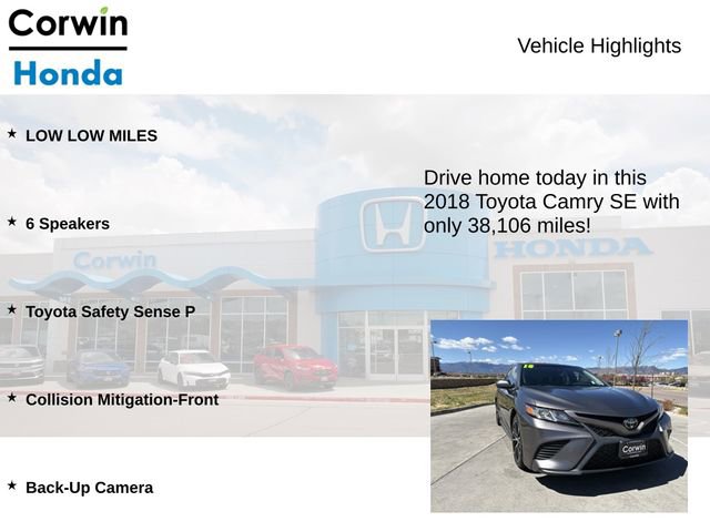 Used 2018 Toyota Camry SE image 6