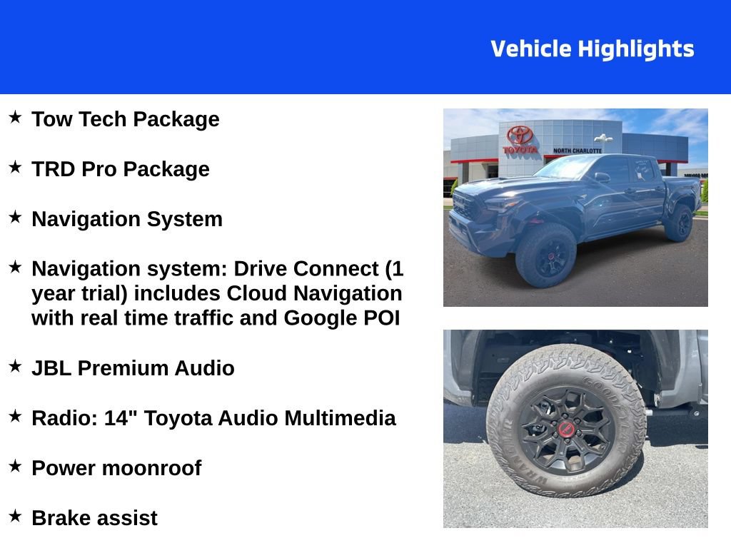 Used 2025 Toyota Tacoma TRD Pro w/ Tow Tech Package AWD/4WD image 4