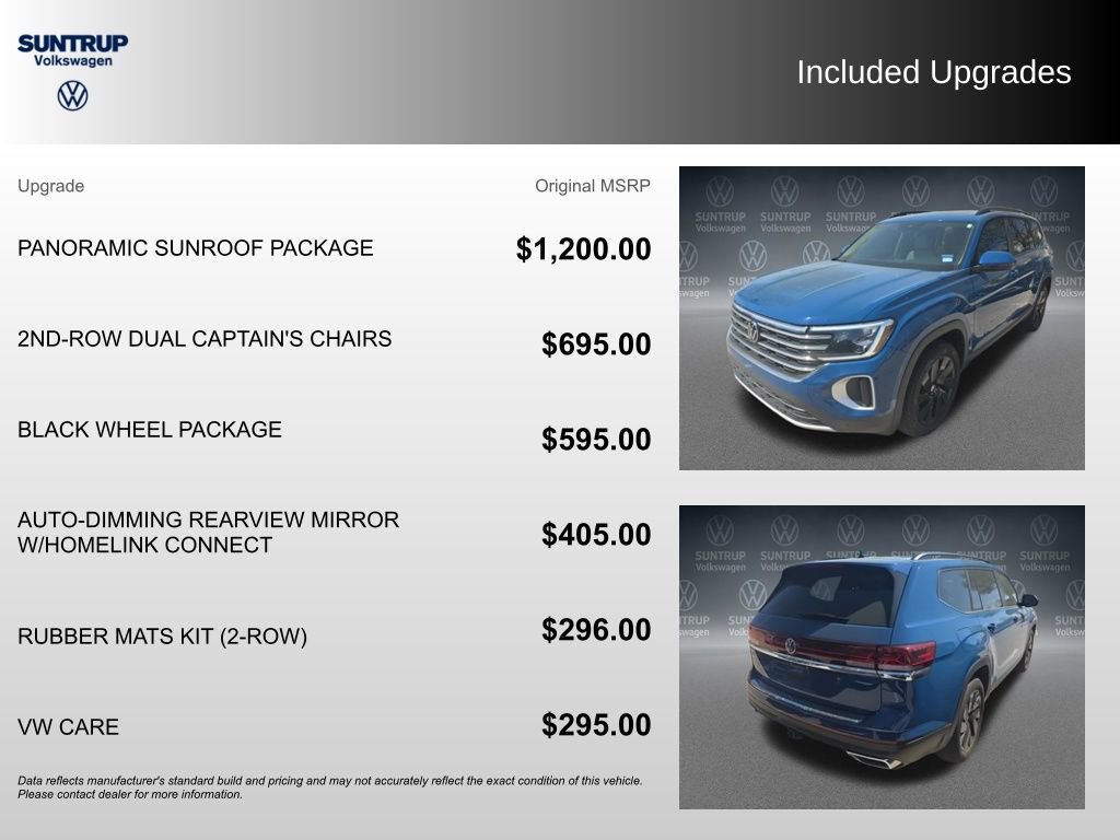 Used 2025 Volkswagen Atlas SE w/ Panoramic Sunroof Package video 2